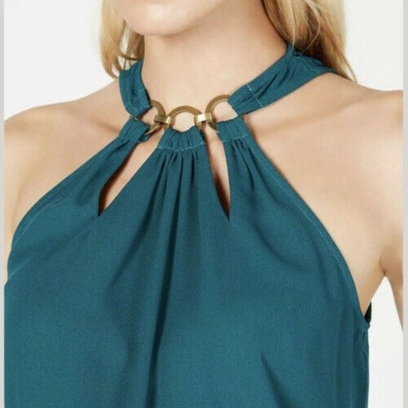 Michael Kors Womens Blouse Blue Sz M - Picture 2 of 11